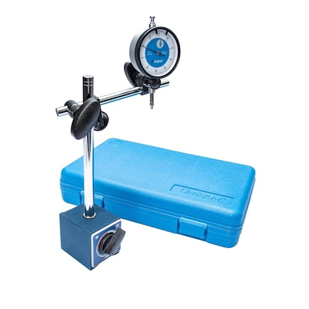 Hhip Dasqua 2 Piece Magnetic Base and 1" Indicator Set 7611-2010